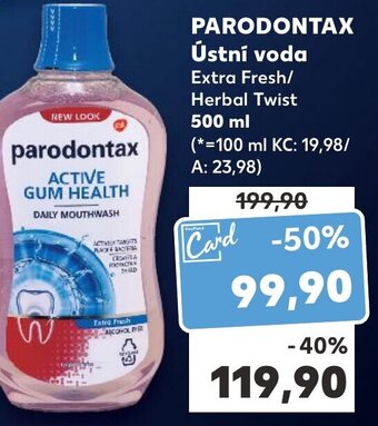 Kaufland PARODONTAX Ústní voda nabídka