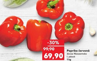 Kaufland Paprika červená nabídka