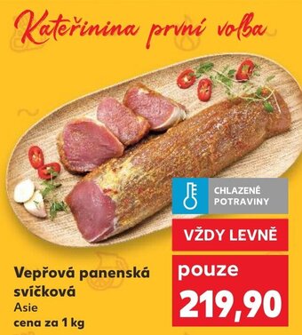 Kaufland Vepřová panenská svíčková nabídka