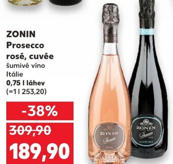 Kaufland ZONIN Prosecco rosé, cuvée nabídka