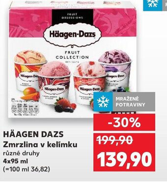 Kaufland HÄAGEN DAZS Zmrzlina v kelímku nabídka