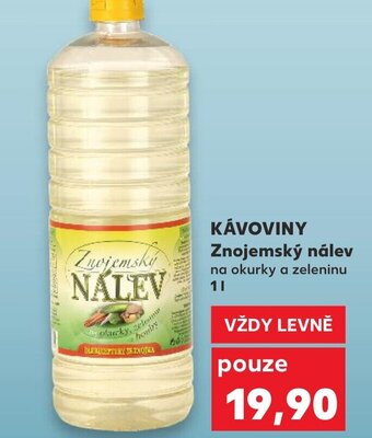 KÁVOVINY Znojemský NÁLEV