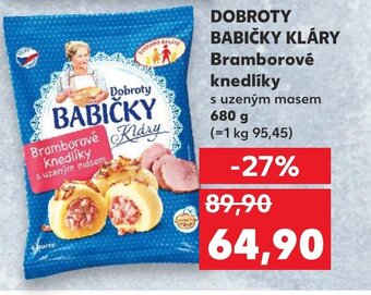 Kaufland DOBROTY BABIČKY KLÁRY Bramborové knedlíky nabídka