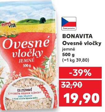Kaufland BONAVITA Ovesné vločky nabídka