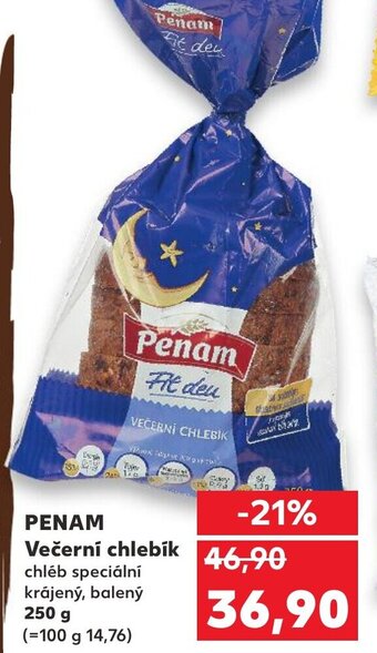 Kaufland PENAM Večerní chlebík nabídka