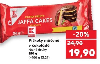 Kaufland Piškoty máčené v čokoládě nabídka