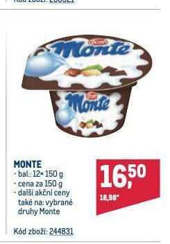 Makro Monte nabídka