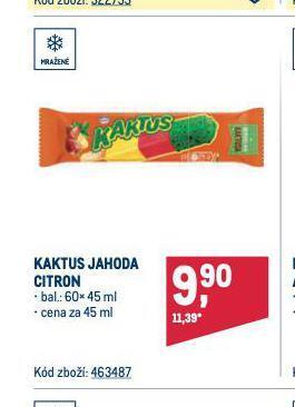 Makro Kaktus jahoda citron nabídka