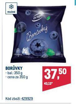 Makro Borůvky nabídka