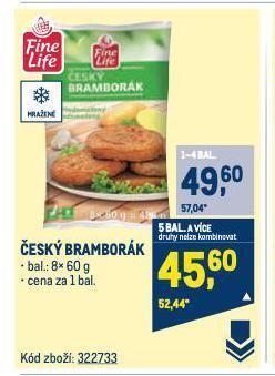Makro Český bramborák nabídka