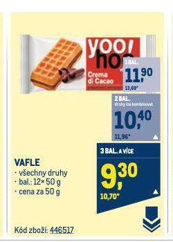 Makro Vafle nabídka