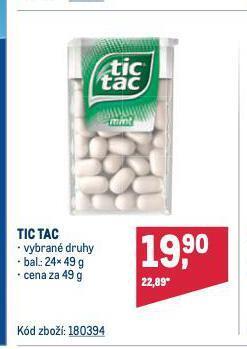 Makro Tic tac nabídka