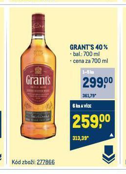 Makro Grant's nabídka