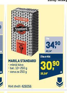 Makro Káva marila nabídka