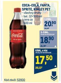 Makro Kinley tonic nabídka