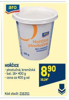 Makro Hořčice nabídka