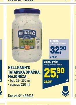 Makro Hellmann's majonéza nabídka