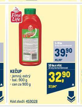 Makro Kečup nabídka