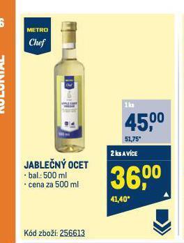Makro Jablečný ocet nabídka