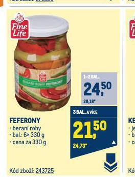 Makro Feferony nabídka