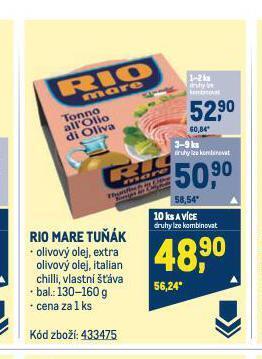 Makro Rio mare tuňák nabídka