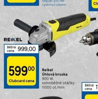 Tesco Reikel úhlová bruska nabídka