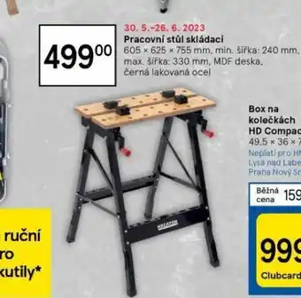 Tesco Pracovní stůl skládací nabídka