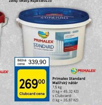 Tesco Primalex standard malířský nátěr nabídka