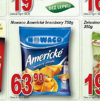 Hruška Nowaco americké brambory nabídka