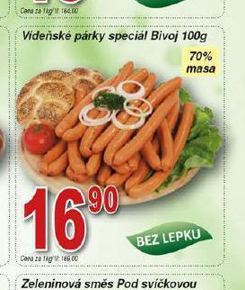 Hruška Vídeňské párky speciál nabídka