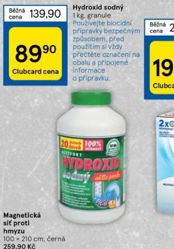 Tesco Hydroxid sodný nabídka