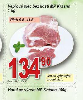 Hruška Vepřová plec bez kosti nabídka