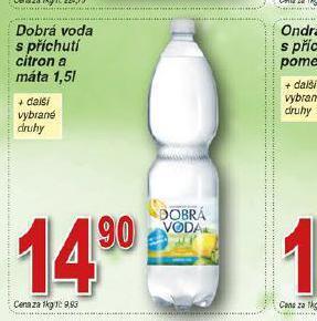 Hruška Dobrá voda s příchutí citron a máta nabídka