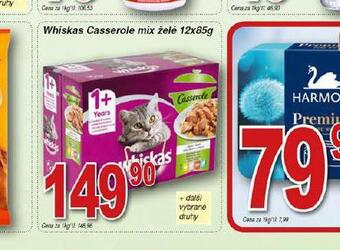Hruška Whiskas casserole mix želé nabídka