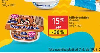 Globus Milko tvaroháček nabídka