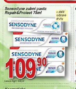 Hruška Sensodyne zubní pasta nabídka