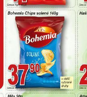 Hruška Bohemia chips solené nabídka