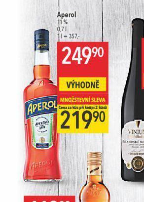 Globus Aperol nabídka