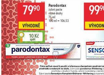 Globus Parodontax zubní pasta nabídka