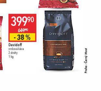 Globus Davidoff zrnková káva nabídka