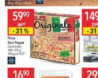 Globus Pizza don peppe nabídka