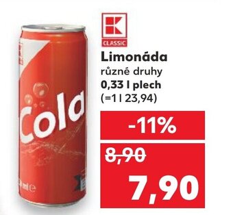 Kaufland Limonáda nabídka