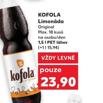 Kaufland KOFOLA Limonáda nabídka