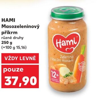 Kaufland HAMI Masozeleninový příkrm nabídka