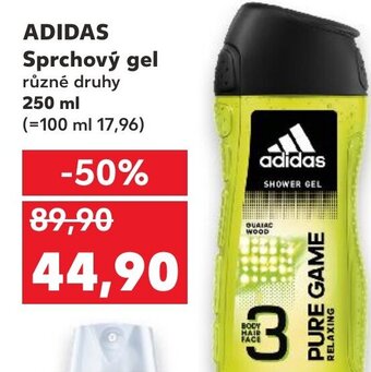 Kaufland ADIDAS Sprchový gel nabídka