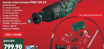 Kaufland Jemná vrtací bruska PFBS 160 C3 nabídka