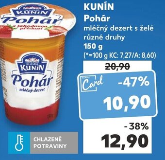 Kaufland KUNIN Pohár nabídka