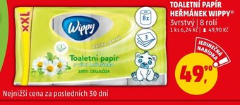 Penny Market TOALETNÍ PAPÍR HEŘMÁNEK WIPPY* nabídka