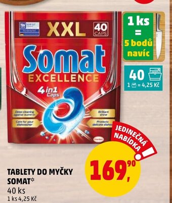 Penny Market TABLETY DO MYČKY SOMAT** nabídka