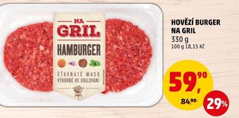 Penny Market HOVĚZÍ BURGER NA GRIL nabídka